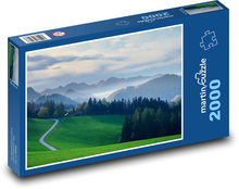 Drogi w krajobrazie jesiennym Puzzle 2000 elementów - 90x60 cm