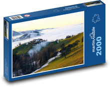 Farma w górach Puzzle 2000 elementów - 90x60 cm