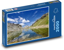 Jazero v Alpách Puzzle 2000 dielikov - 90 x 60 cm