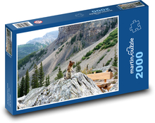 Górski pejzaż z sylabą Puzzle 2000 elementów - 90x60 cm