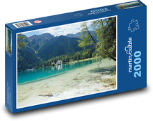 Hory - jazero v horách Puzzle 2000 dielikov - 90 x 60 cm