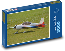 Airplane - model, hobby Puzzle 2000 pieces - 90 x 60 cm