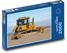 Buldozer v písku Puzzle 2000 dílků - 90 x 60 cm