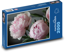 Rosa Pfingstrosen Puzzle 2000 Teile - 90 x 60 cm