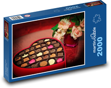 Bonbons - Süßwaren, Süßigkeiten Puzzle 2000 Teile - 90 x 60 cm