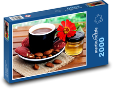 Frühstück - Nüsse, Schokolade Puzzle 2000 Teile - 90 x 60 cm