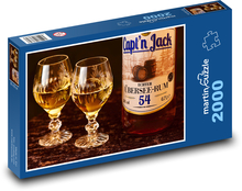 Rum - alkohol, napiť sa Puzzle 2000 dielikov - 90 x 60 cm