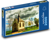 Německo - kaple, kostel Puzzle 2000 dílků - 90 x 60 cm