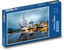 Sweden - ship, port Puzzle 2000 pieces - 90 x 60 cm