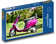 Pink scooter - Piaggio Sfera Puzzle 2000 pieces - 90 x 60 cm