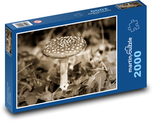 Muchomůrka - les, houba Puzzle 2000 dílků - 90 x 60 cm