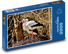 Störche - Nest, Vögel Puzzle 2000 Teile - 90 x 60 cm