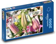 Kytice - květiny, zahrada Puzzle 2000 dílků - 90 x 60 cm