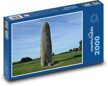 Menhir de Champ-Dolent - aufrechter Stein Puzzle 2000 Teile - 90 x 60 cm