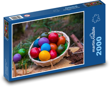 Veľkonočné vajíčka - veľká noc, vajcia Puzzle 2000 dielikov - 90 x 60 cm