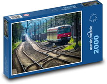 Eisenbahnen - Zug, Gleise Puzzle 2000 Teile - 90 x 60 cm