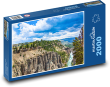 Mountains - canyon, river Puzzle 2000 pieces - 90 x 60 cm
