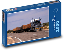 Lastzug - Güterwagen, Australien Puzzle 2000 Teile - 90 x 60 cm