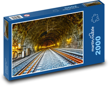 Railway tunnel - railways, tracks Puzzle 2000 pieces - 90 x 60 cm