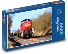 Locomotive - railway, train Puzzle 2000 pieces - 90 x 60 cm