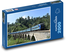 Vlak - Asie, cestování Puzzle 2000 dílků - 90 x 60 cm