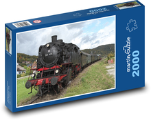 Parní lokomotiva - muzejní vlak Puzzle 2000 - 90x60 cm