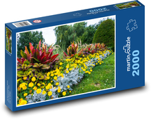 Flowering garden - flowers, spring Puzzle 2000 pieces - 90 x 60 cm