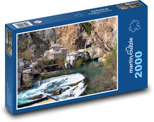 Dervish Monastery - Buna River, Bosnia Puzzle 2000 pieces - 90 x 60 cm