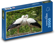 Storks - nest, birds Puzzle 2000 pieces - 90 x 60 cm