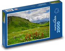 Wiese - Landschaft, Natur Puzzle 2000 Teile - 90 x 60 cm