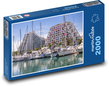 La Grande Motte - Francja, łodzie Puzzle 2000 elementów - 90x60 cm