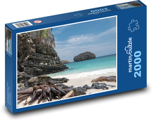 Thajsko - ostrov, pláž Puzzle 2000 dílků - 90 x 60 cm