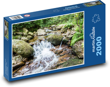 Rieka - voda, príroda Puzzle 2000 dielikov - 90 x 60 cm