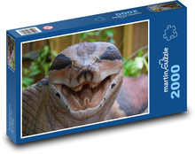 Anaconda - snake, prehistoric Puzzle 2000 pieces - 90 x 60 cm