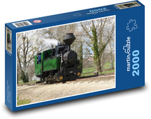 Parná lokomotíva - vlak, Maďarsko Puzzle 2000 dielikov - 90 x 60 cm