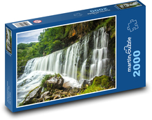 Vodopád - rieka, príroda Puzzle 2000 dielikov - 90 x 60 cm