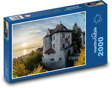 Bodamské Jazero - Hrad Meersburg Puzzle 2000 dielikov - 90 x 60 cm