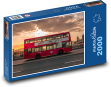 Londýn - mestská doprava Puzzle 2000 dielikov - 90 x 60 cm