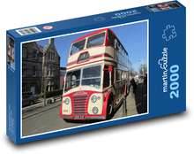 Starý autobus - doprava Puzzle 2000 dielikov - 90 x 60 cm