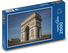 Francie - Paříž, Vítězný oblouk Puzzle 2000 dílků - 90 x 60 cm