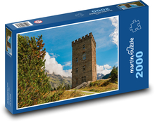 Hory, historická věž Puzzle 2000 dílků - 90 x 60 cm
