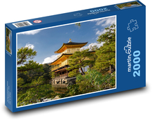 Japonsko - Kjóto, Zlatý pavilon Puzzle 2000 - 90x60 cm