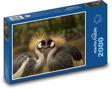 Żuraw - ptak, para Puzzle 2000 elementów - 90x60 cm