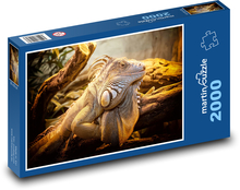 Jašterica - plaz, zviera Puzzle 2000 dielikov - 90 x 60 cm