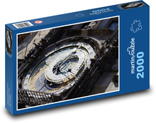 Praha - orloj, Česká republika Puzzle 2000 dílků - 90 x 60 cm