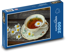 Hrnček - porcelán, čaj Puzzle 2000 dielikov - 90 x 60 cm