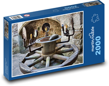 Sporák - starověká metoda vaření Puzzle 2000 dílků - 90 x 60 cm