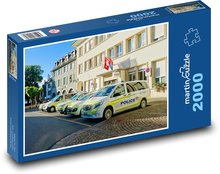 Polizeistation - Auto, Polizei Puzzle 2000 Teile - 90 x 60 cm