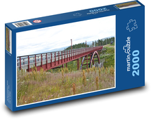 Brücke - Straße, Berg Puzzle 2000 Teile - 90 x 60 cm