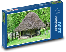 Venkovská chata - chalupa, příroda Puzzle 2000 dílků - 90 x 60 cm